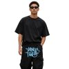 Minus Two Black Blue Cargo Pants premium streetwear cargo trousers