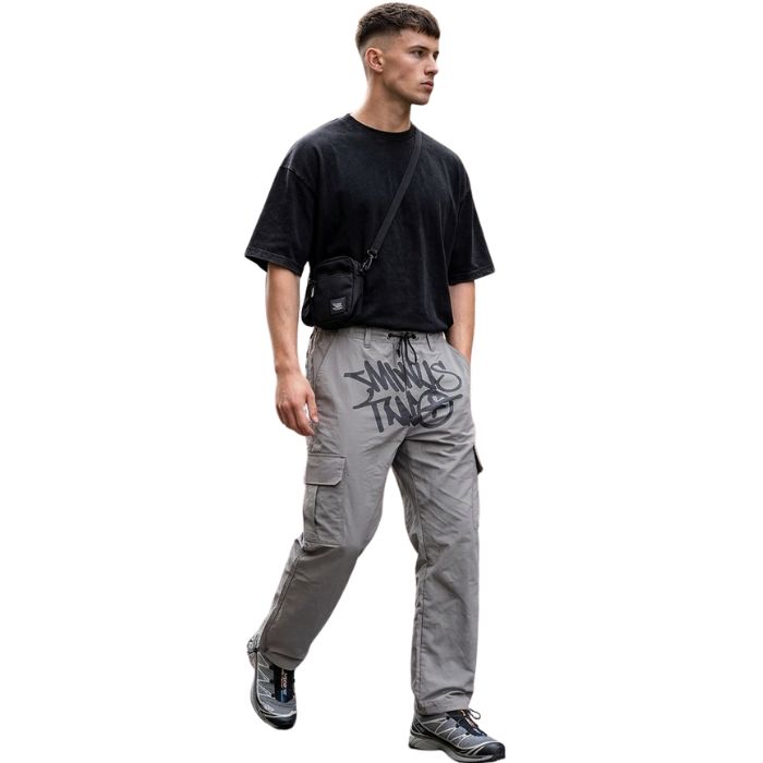 Minus Two Grey Pants premium streetwear cargo trousers