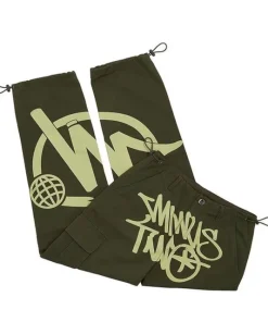 Green Minus Two Premium Edition Pants luxury streetwear cargo trousers