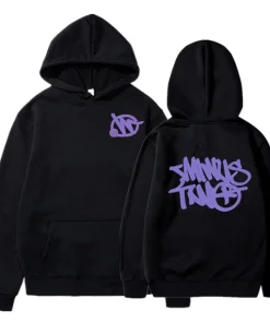 Minus Two Purple Edition Black Hoodie premium streetwear hoodie