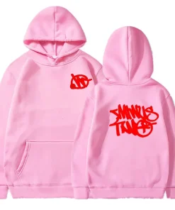 Pink Minus Two Red Edition Hoodie premium streetwear hoodie