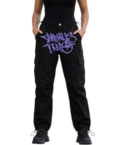 Cargo Minus Two Violet premium designer streetwear cargo pants