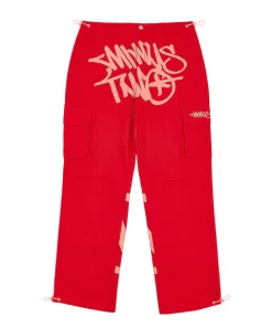 Cargo Minus Two Rouge premium designer streetwear cargo pants