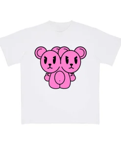 Minus Two Angry Pink Mascot Tee