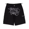 Minus Two Basic Black Cargo Short premium streetwear shorts