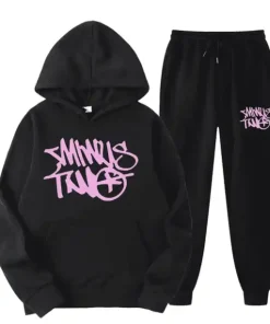 Minus Two Basic Black Tracksuit