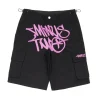 Minus Two Black Pink Edition Shorts premium streetwear cargo shorts