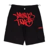 Minus Two Black Red Edition Short premium streetwear cargo shorts