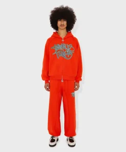 Minus Two Orange Logo Tracksuit