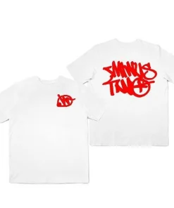Minus Two Pink Lining Red T Shirt