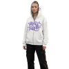Minus Two Full Zipper Purple White Hoodie premium streetwear zip-up hoodie