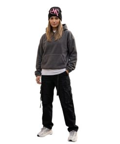 Beanie Minus Two With Pink Logo
