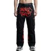 Minus Two Cargo Pants Logo Red premium streetwear cargo trousers