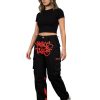 Black Red Logo Graff Cargos