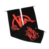 Black red logo graff cargos premium streetwear cargo pants for men and women
