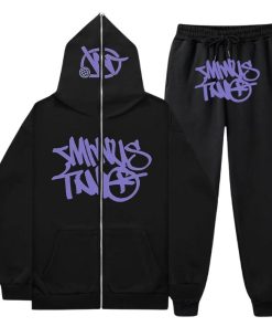 Gefomuofe Minus Two Y2K Hoodie Tracksuit