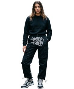 Minus Two Gray Lining Black Cargo premium streetwear cargo pants