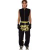 Minus Two Cargos Black and Yellow premium streetwear cargo pants for men and women