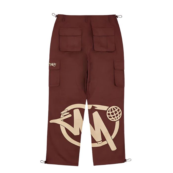 Minus Two Cargo Brown Pants premium streetwear cargo trousers for men and women