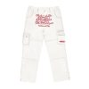Minus Two Cargo White Pants With Devil Embroidery premium streetwear cargo pants