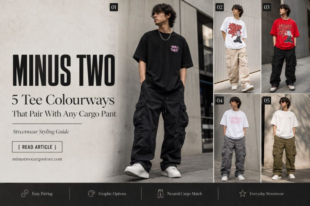 5 Minus Two Tee Colourways That Pair With Any Cargo Pant