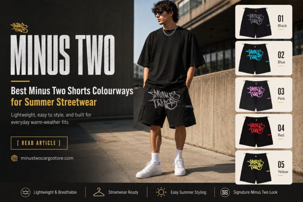 Best Minus Two Shorts Colourways for Summer Streetwear