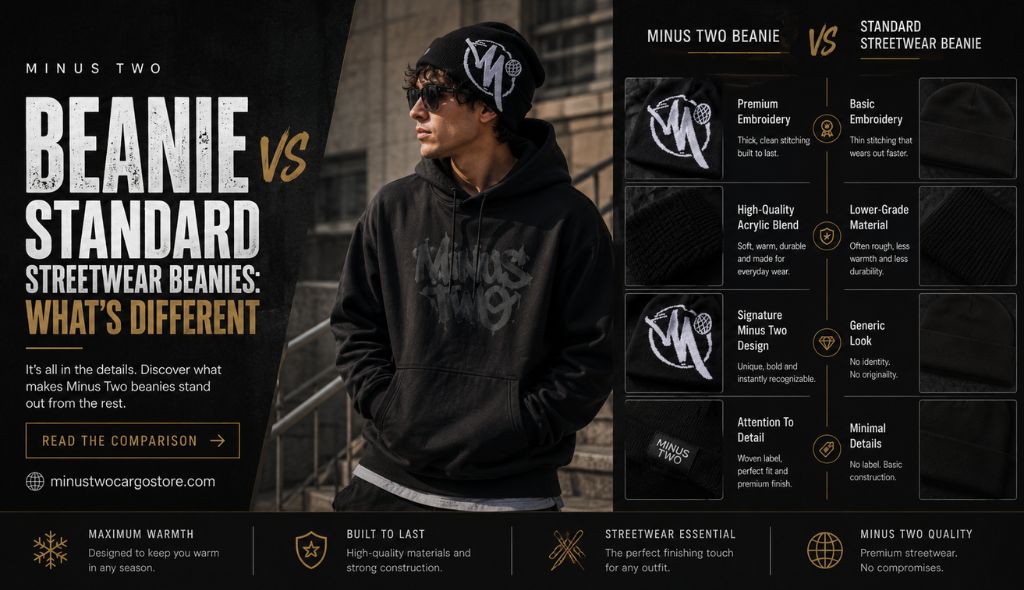 Minus Two Beanie vs Standard Streetwear Beanies: What's Different