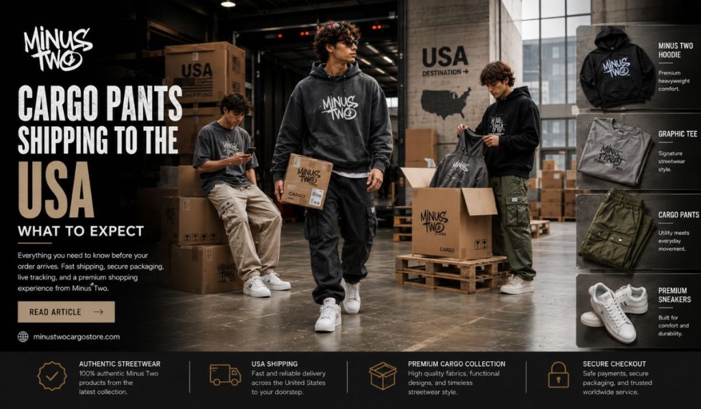Minus Two Cargo Pants Shipping to the USA What to Expect
