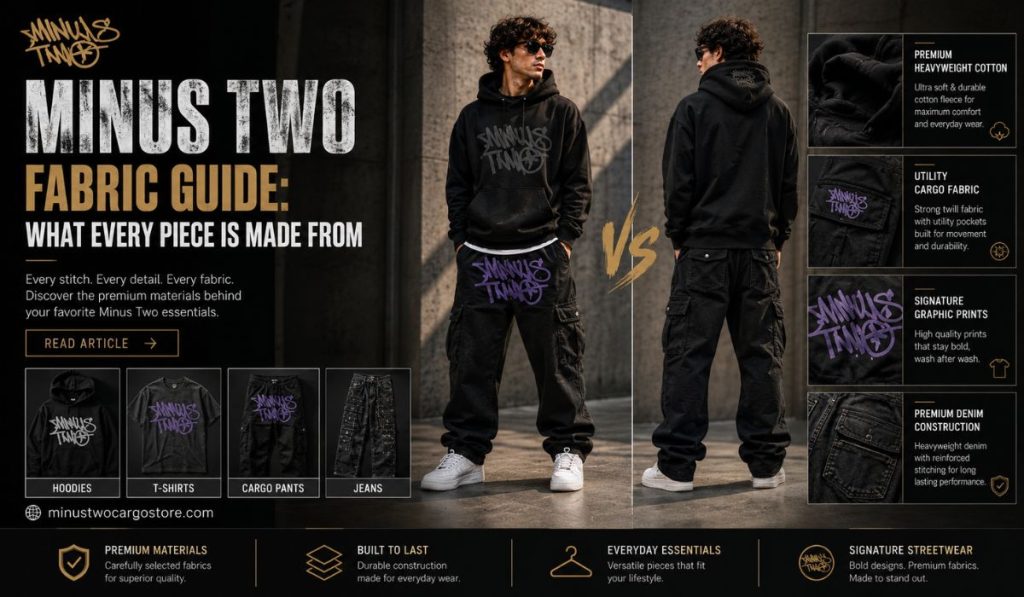 Minus Two Fabric Guide: What Every Piece Is Made From