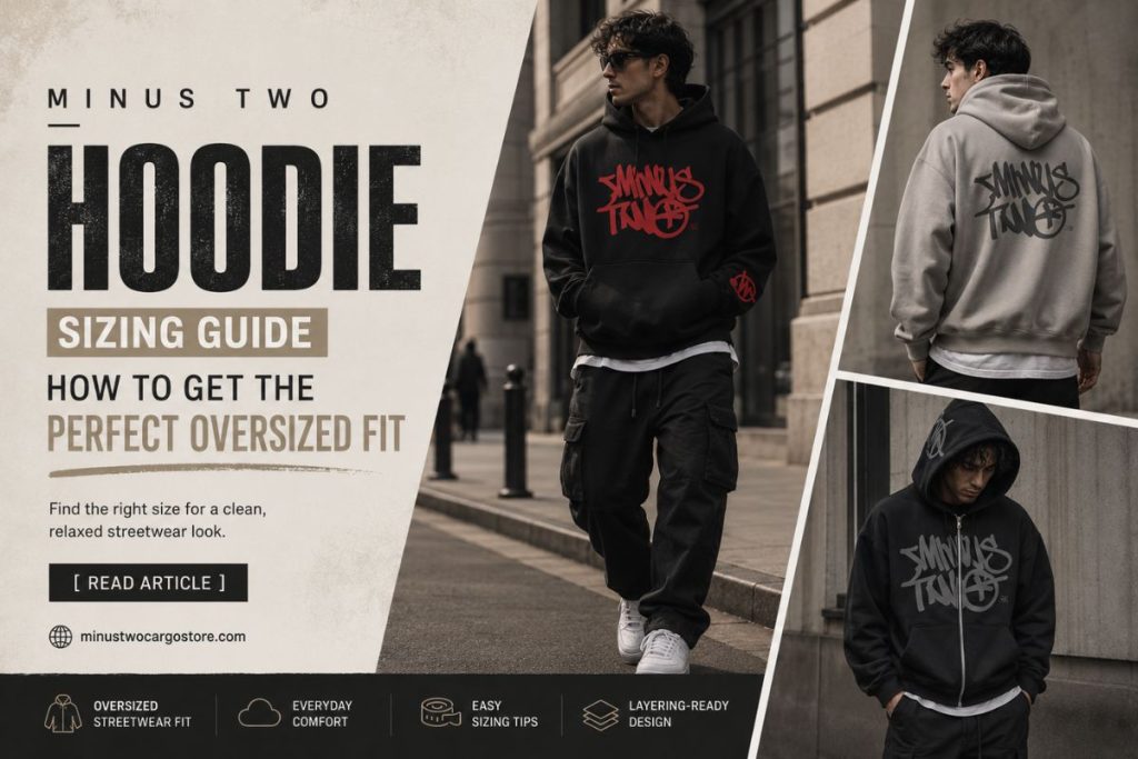 Minus Two Hoodie Sizing Guide: How to Get the Perfect Oversized Fit