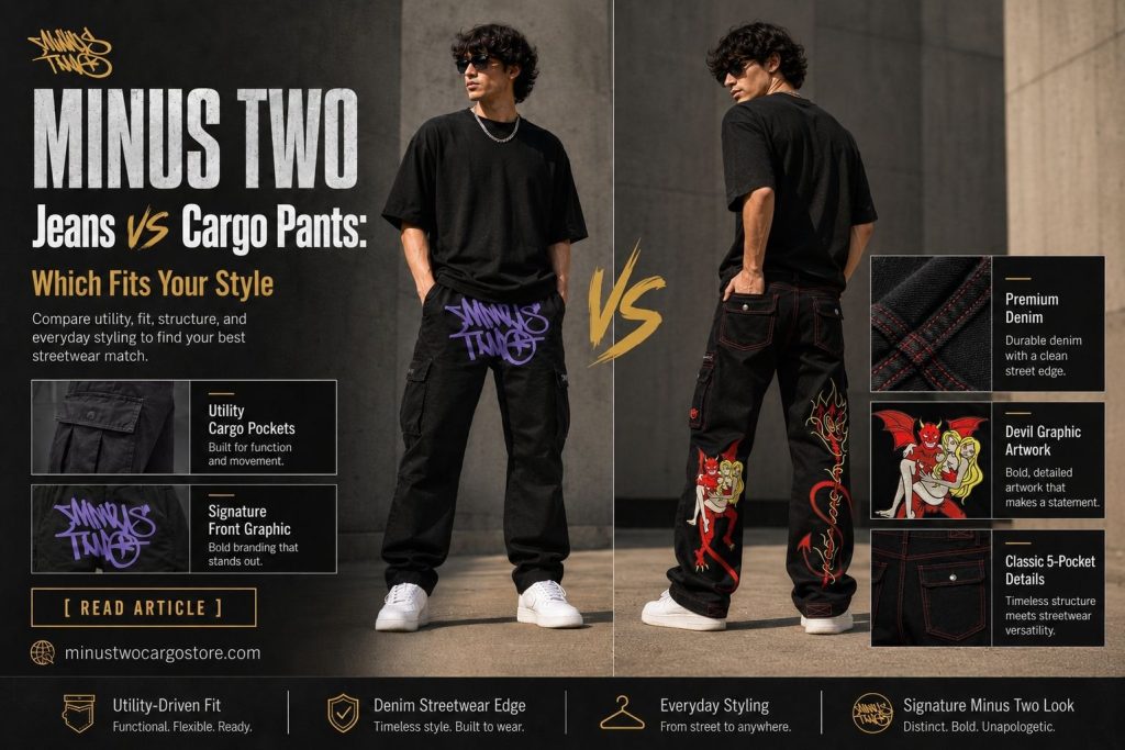 Minus Two Jeans vs Minus Two Cargo Pants Which Fits Your Style
