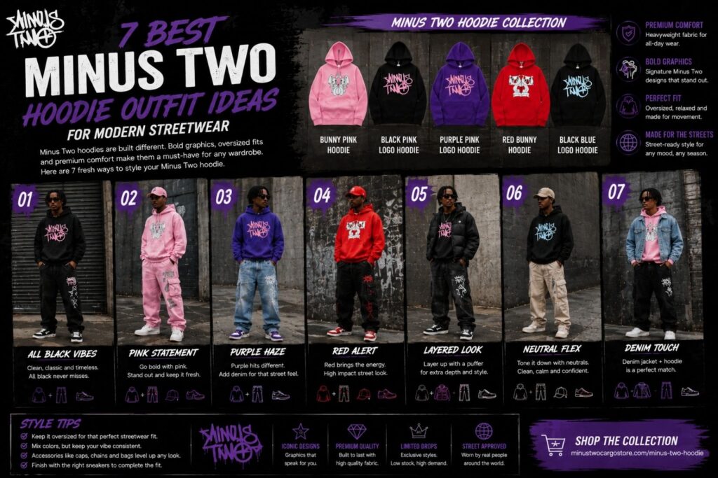 7 Best Minus Two Hoodie Outfit Ideas for Modern Streetwear