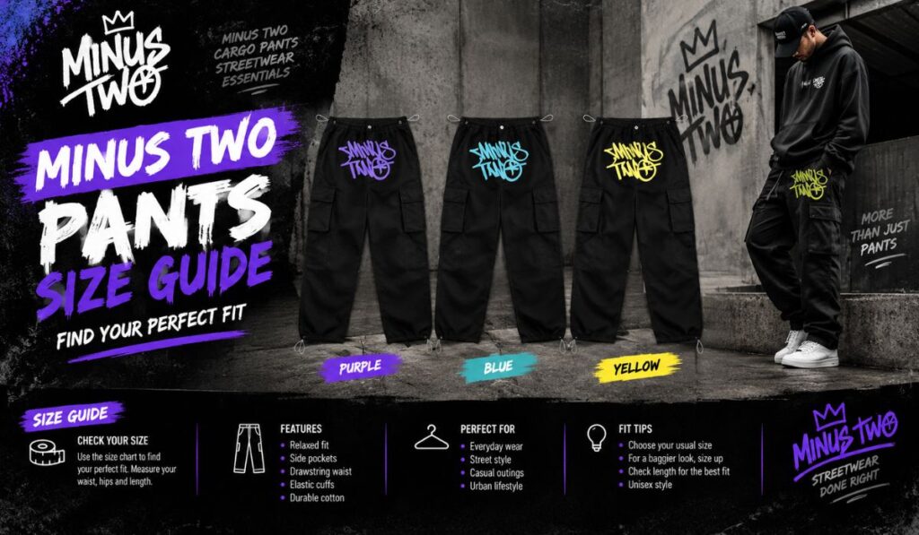 Minus Two Pants Size Guide: Complete Fit, Measurements & Styling Tips